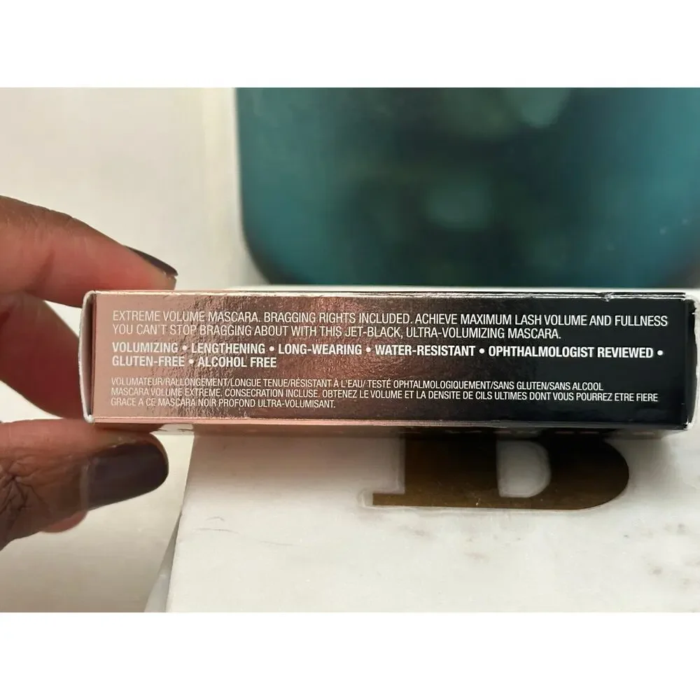 ABH Anastasia Beverly Hills Lash Brag Volumizing Mascara Jet Black Mini NIB 5mL